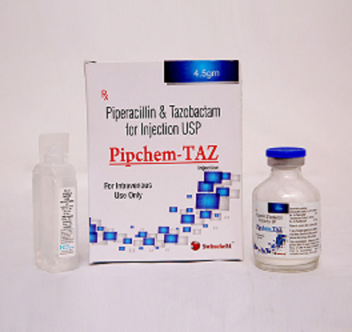 Pipchem-taz 4.5 Piperacillinsodium And Tazobactum For Injection Usp, 4.5 Gm With Tray & Wfi