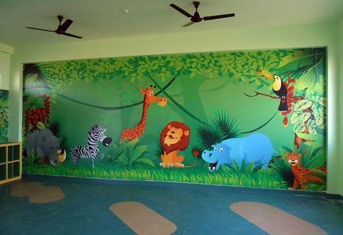 Printed Kids School Wallpapers With 200 To 400 Gsm For School Uses