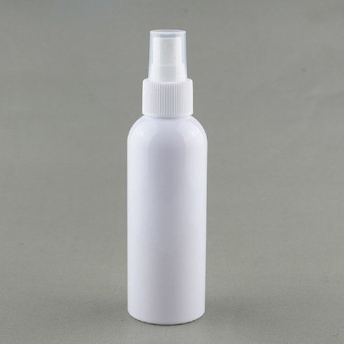 Spray Pump Type Plain White Plastic Bottle, 100 Ml And 200 Ml Capacity