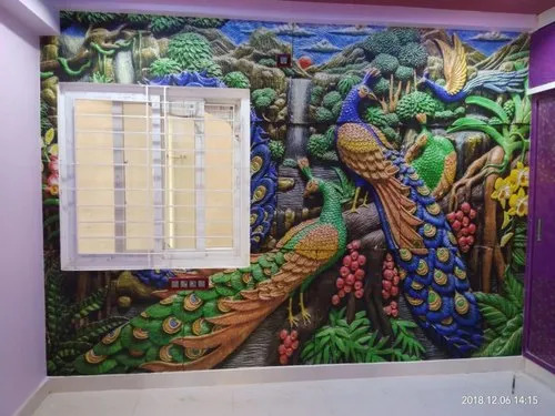 Designer PVC Waterproof Wallpaper - Customizable Sizes, Easy to Clean | Moisture-Proof Decoration, Enhances Beauty of Spaces