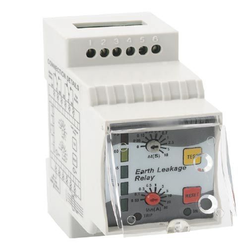 50/60 Hz 90-270 VAC/ DC Earth Leakage Protection Relays