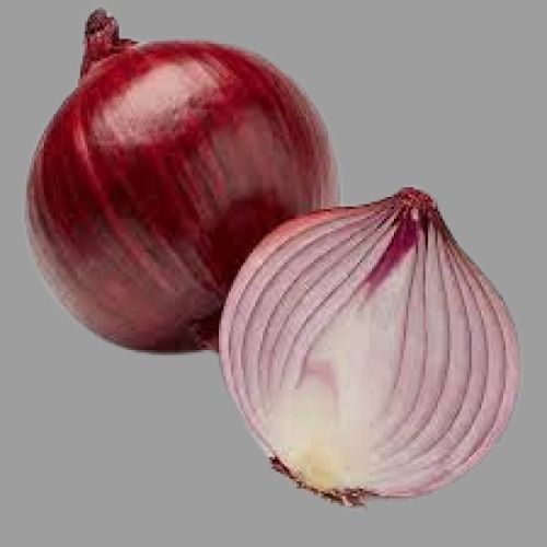 Fresh Red Onion - Premium Quality, Light Red and Red Color | Raw, Round Shape, 86% Moisture, 1 Day Shelf Life