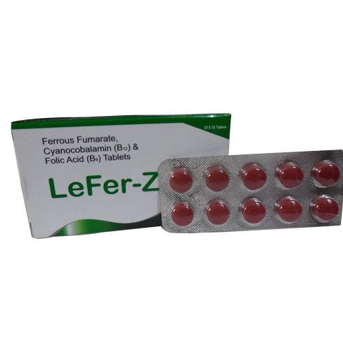 Lefer-Z Ferrous Fumarate 10 x 10 Tablets Pack