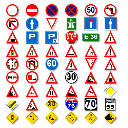 Multicolor Weather Proof And Easy Installation Reflective Traffic Sign For Highways