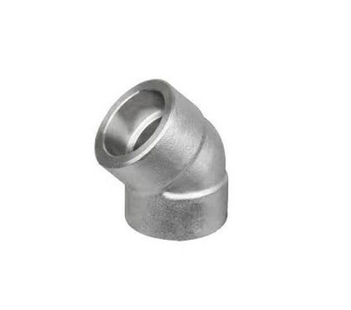 15 Mm Corrosion Resistant Stainless Steel Round Socket Weld Elbow