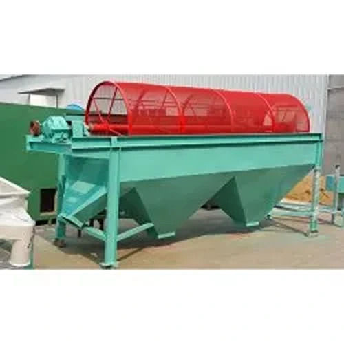 240 Voltage Single Phase Mild Steel Fertilizer Rotary Drum Screening Machine