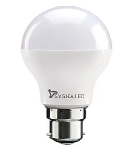 9 Watt 220 Voltage Dome Shaped Ceramic Led Bulb For Indoor And Outdoor Body Material: Aluminum