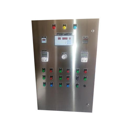 Carbon Steel Three Phase Plc Control Panel For Industry Use