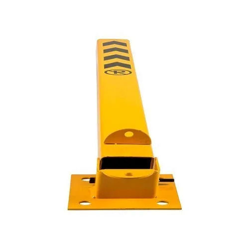 Machine Made Durable 750Mm Height And Rectangular Head Mild Steel Parking Post 