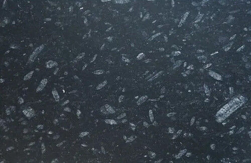 Easy To Fit Rectangular Polished Black Pearl Granite Slab For Countertops