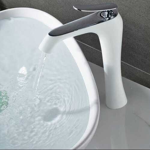 Hot Cold Water Mixers Countertop Sink Faucet Bathroom Tap