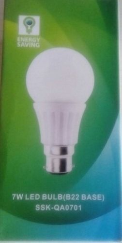 Sturdy Construction 7 Watt Spherical Ceramic LED Bulb For Home And Commercial