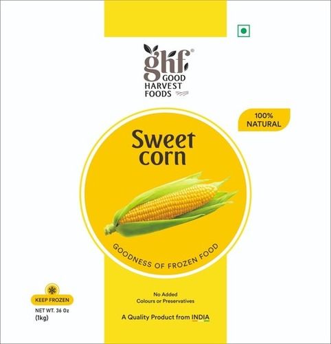 100% Natural No Added Preservatives Frozen Sweet Corn