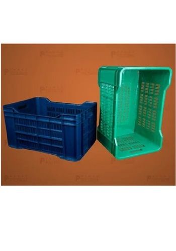 20-25 KG HDPE Solid Box Rectangular Fruit And Vegetable Crates