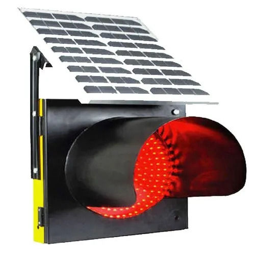 300mm Poly Crystalline Plumbic Acid Battery LED Solar Traffic Blinker