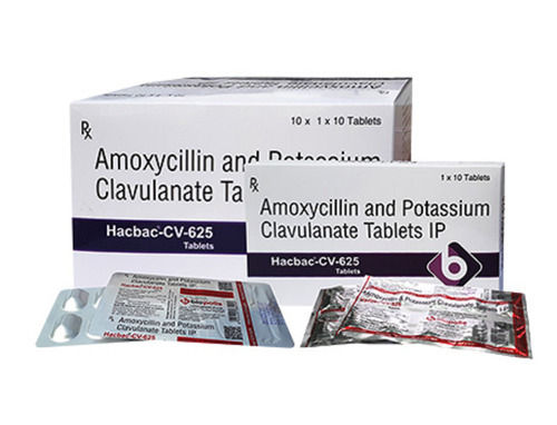 Amoxycillin, Clavulanic Acid And Lactobacillious Acid Bacillus 60 Million Spores Tablets, 10x10 Tablets Alu-Alu Pack