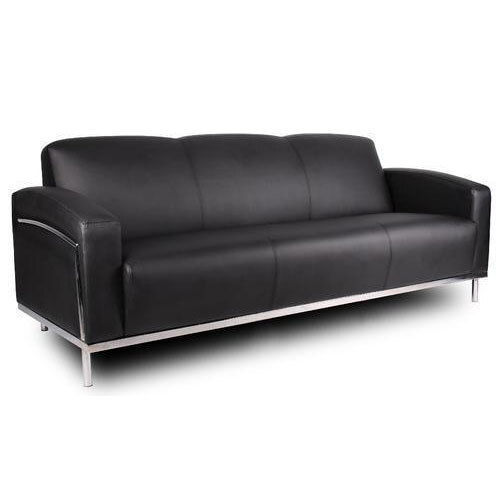 Comfortable and Designer Three Seater Leather Sofa for Office Use