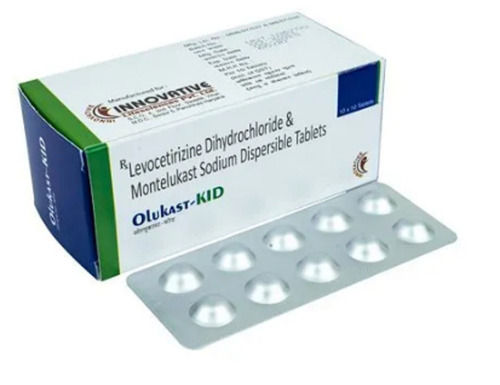 Levocetirizine Dihydrochloride & Montelukast Tablet, 10*10 Tablets Blister Pack