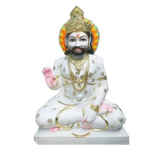 Marble God Khatu Shyam Baba Statue - Feature: Easy To Clean