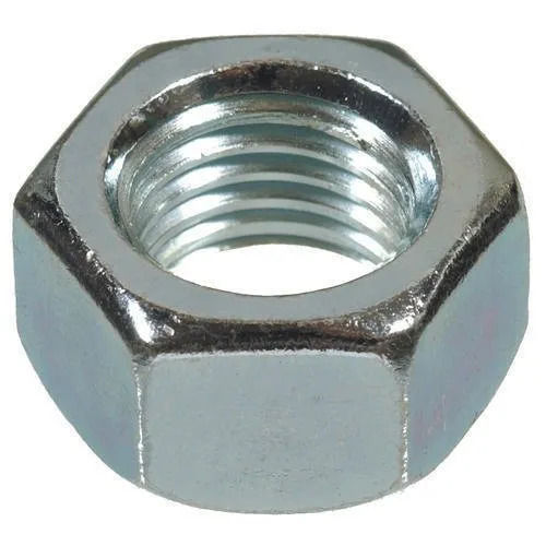 Mild Steel Finished Hex Nut With 27- 60 Mm Outer Diameter And 40 - 45 Hrc Hardness