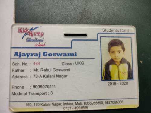 School Digital Plastic Id Card Printing Service