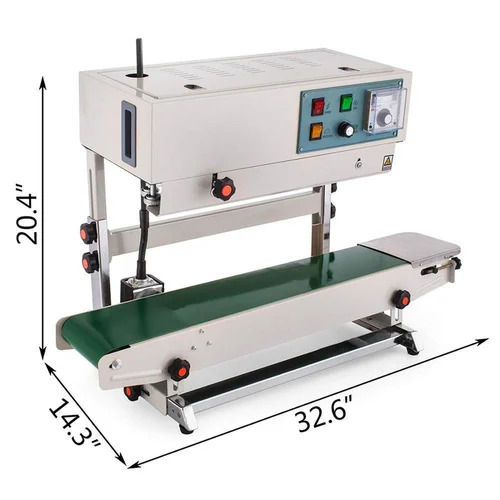 Semi-Automatic Stainless Steel Band Sealing Machine for Pouch Packaging