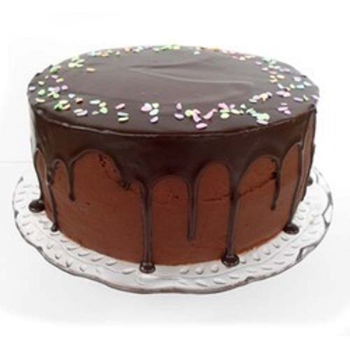 1 Kg Round Shape Delicious Chocolate Cake With Chocolate Cream