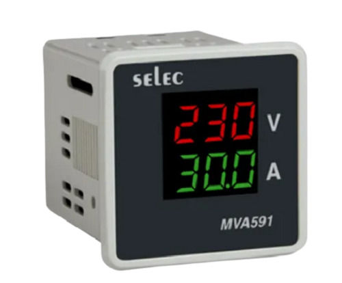 Silver 48 X 48 Mm Abs Plastic Electric Led Display Precision Digital Panel Meter