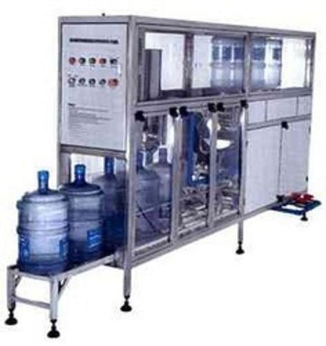 White Automatic Grade High Tensile Strength Computerized Mild Steel Jar Filling Plant