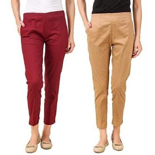 Aluminum Comfortable To Wear Skin Friendly Ladies Trouser For Casual And Formal Wear