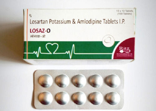 Losaz-O Losartan Potassium And Amlodipine Hypertension Tablet, 10x10 Alu Alu