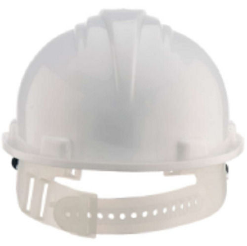 White Color And Open Face Polyethylene Fire Safety Helmet With Anti Crack Properties