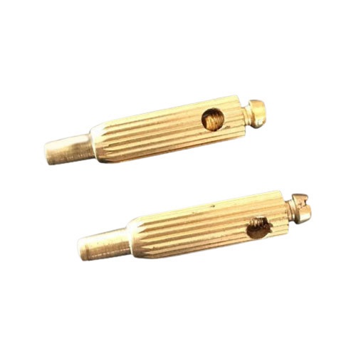 Golden Brass Knurling Holder Plunger