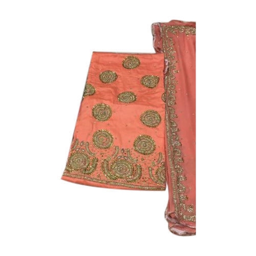 Designer Party Wear Stones Embroidered Cotton Salwar Suit For Ladies