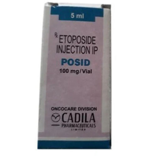 Blue Etoposide Injection Ip 100 Mg / 5 Ml Vial Pack