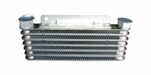 Mild Steel Oil Cooler Assembly for Automobiles With Robust Dimension