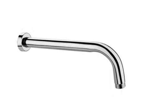 Silver Polished Plain Glossy Finish Polished Wall Mounted Stainless Steel Shower Arm