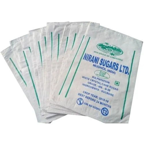 PP Sugar Packaging Bag With Packaging Size 50 Kg And 50 GSM 