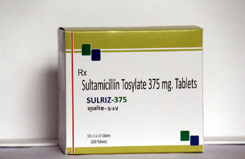 Sulriz-375 Sultamicillin Tosylate 375 MG Tablet, 10x1x10 Pack