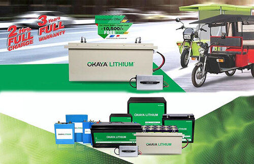 White  Rickshaw Battery,