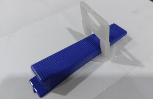 1.5 Mm Blue White Tile Leveling System Wedge And Clip