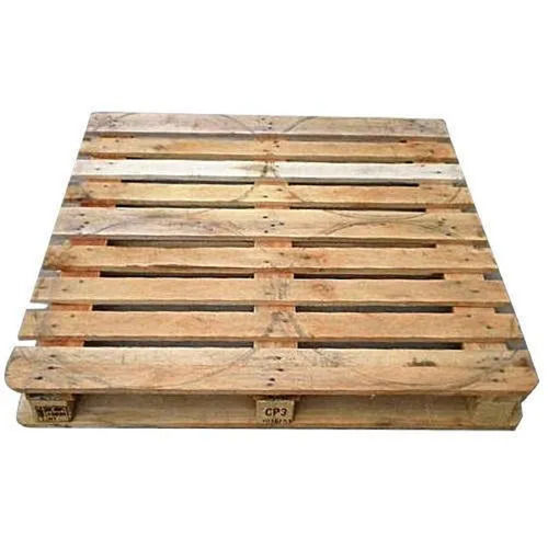 Brown 4 Way Entry 2 Tonnes Load Capacity Relaible Fire Resistance Heavy Duty Wooden Pallets