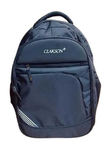 47x32x20 Cm Blue Zipper Top Multiple Compartment Polyester School Bag