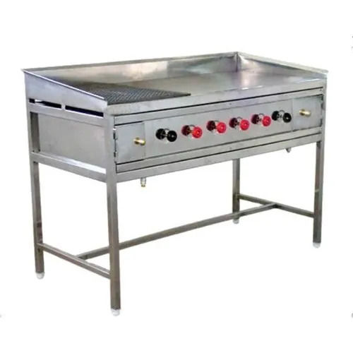 500 Chapati Per Hour Stainless Steel Chapati Plate With Puffer For Commercial Use