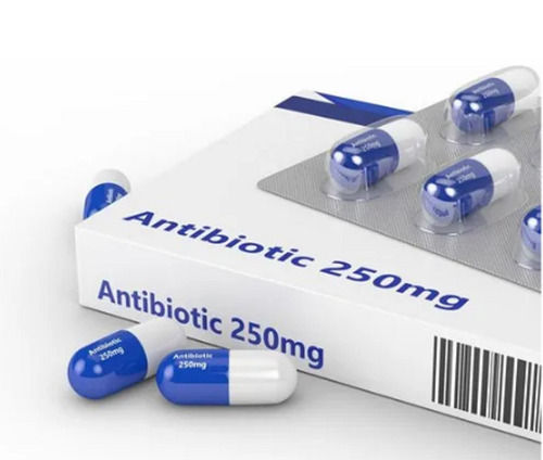 Antibiotics Capsules 250mg, 10x10 Capsules Blister Pack