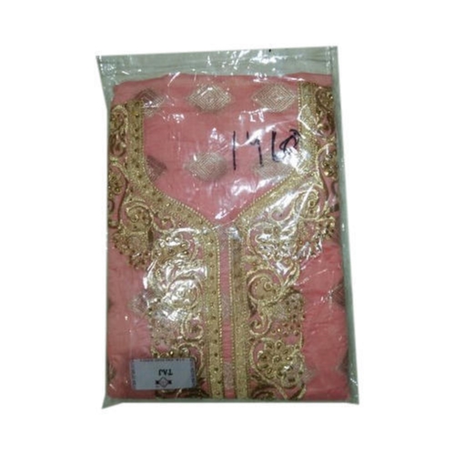 Casual Wear Stones Embroidered Unstitched Designer Cotton Suit For Ladies