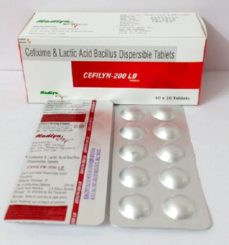 Cefilyn-200 Lb Cefixime और लैक्टिक एसिड बेसिलस डिस्पर्सिबल एंटीबायोटिक टैबलेट