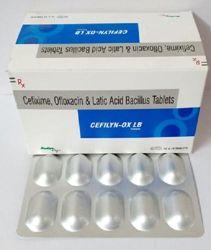 Cefilyn-OX LB Cefixime, Ofloxacin And Lactic Acid Bacillus Antibiotic Tablet