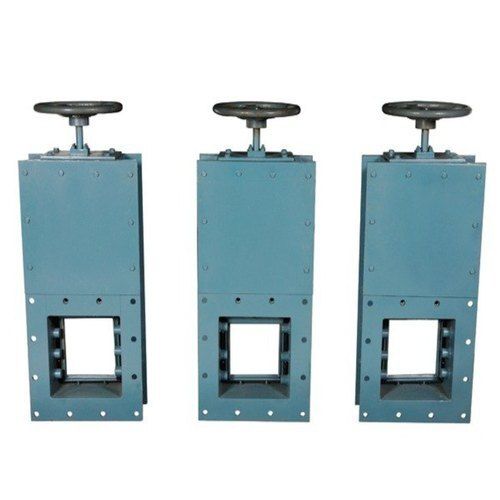 Color Coated Square Hand Wheel Operated Knife Gate Valve