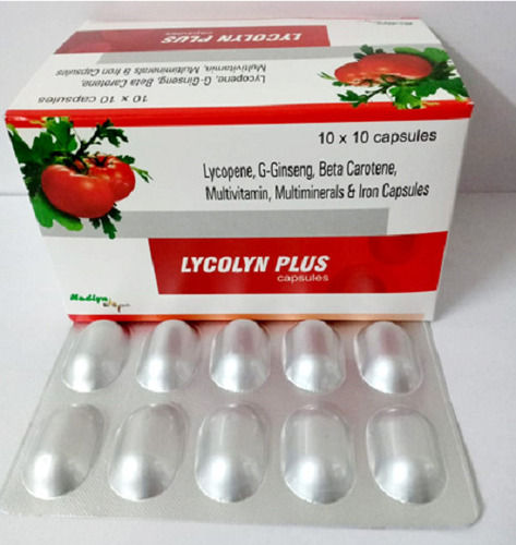 Lycolyn Plus Lycopene, Ginseng, Beta Carotene, Multivitamin, Multimineral And Iron Capsule